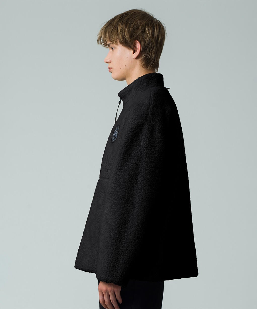 キンロス リバーシブル フリース ジャケット ブラックレーベル