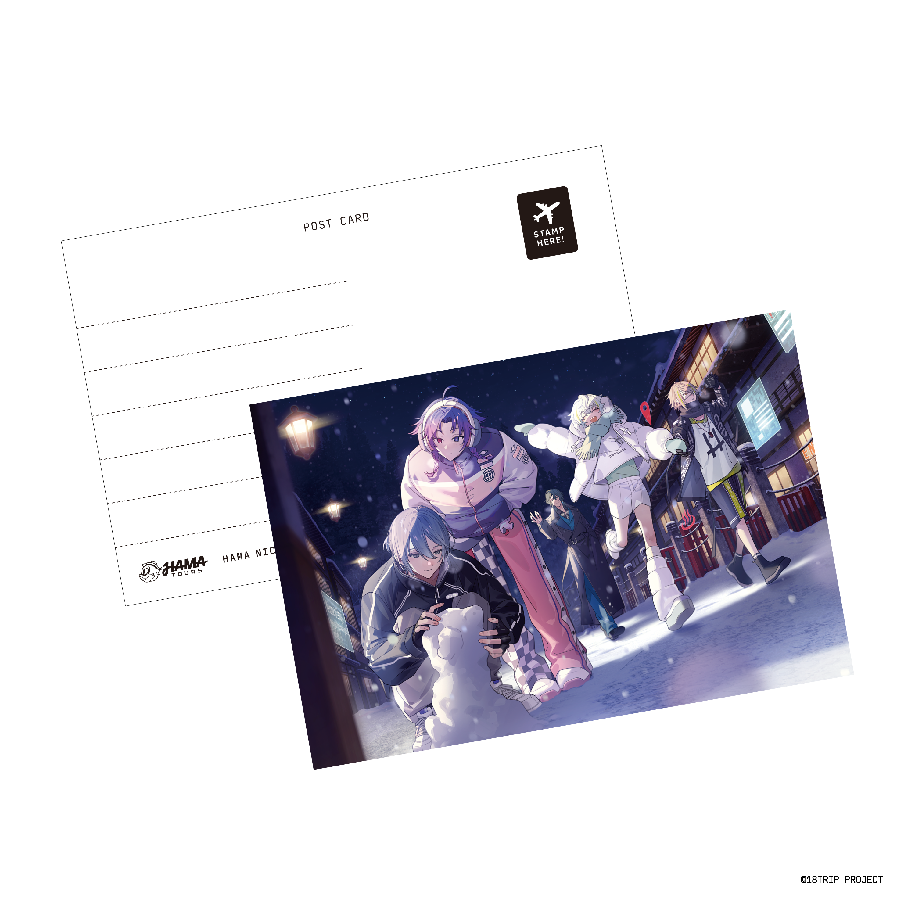 18TRIP ユニットキービジュアルポストカードセット | きゃにめ
