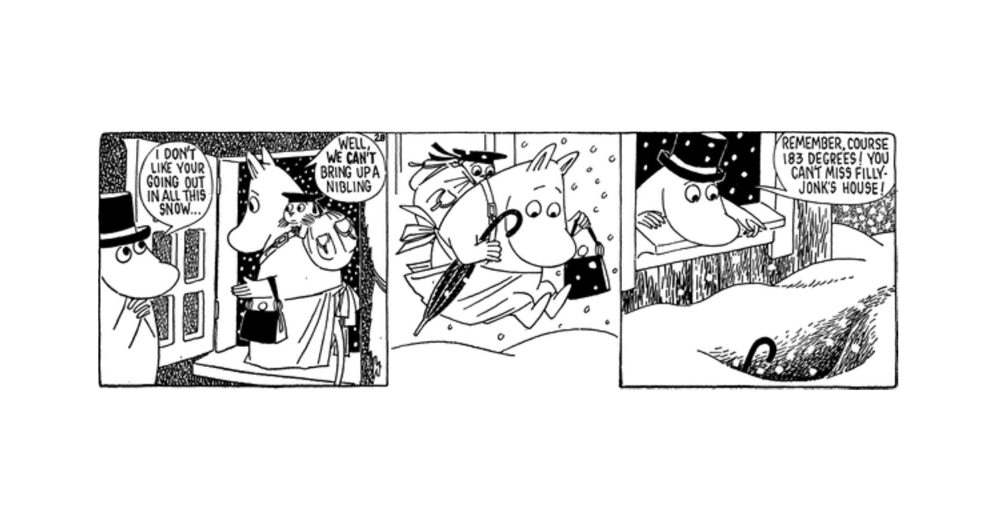 冬眠しそびれたムーミンたちの「SNOWY WAY HOME」【ムーミン春夏秋冬