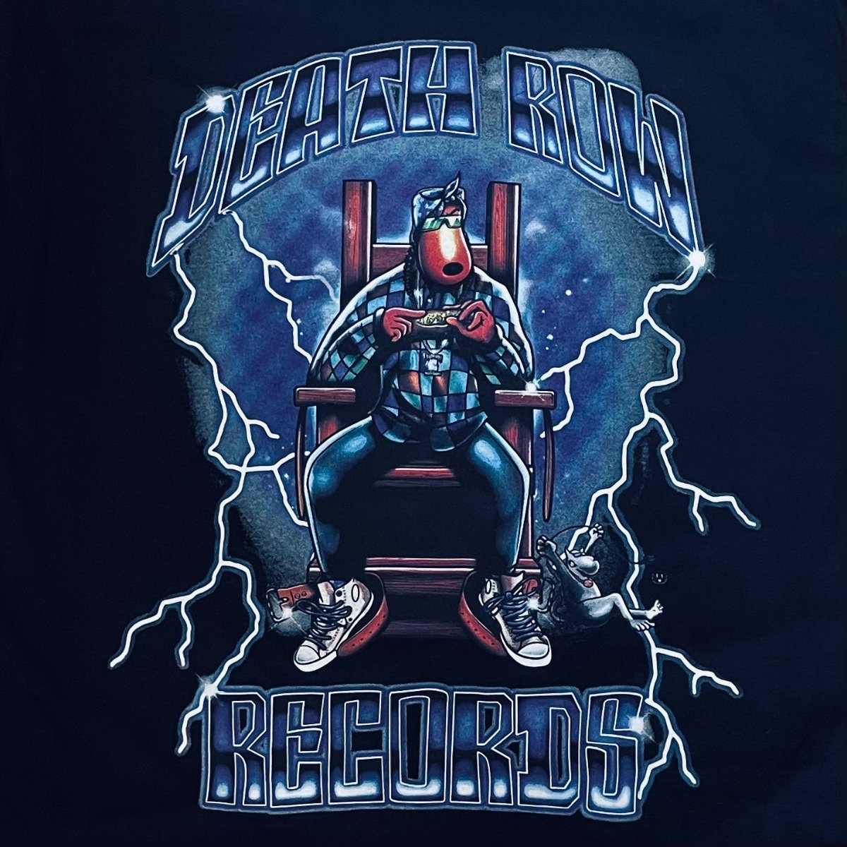 Snoop Dogg x Death Row Records Official T-Shirts (Blue Logo