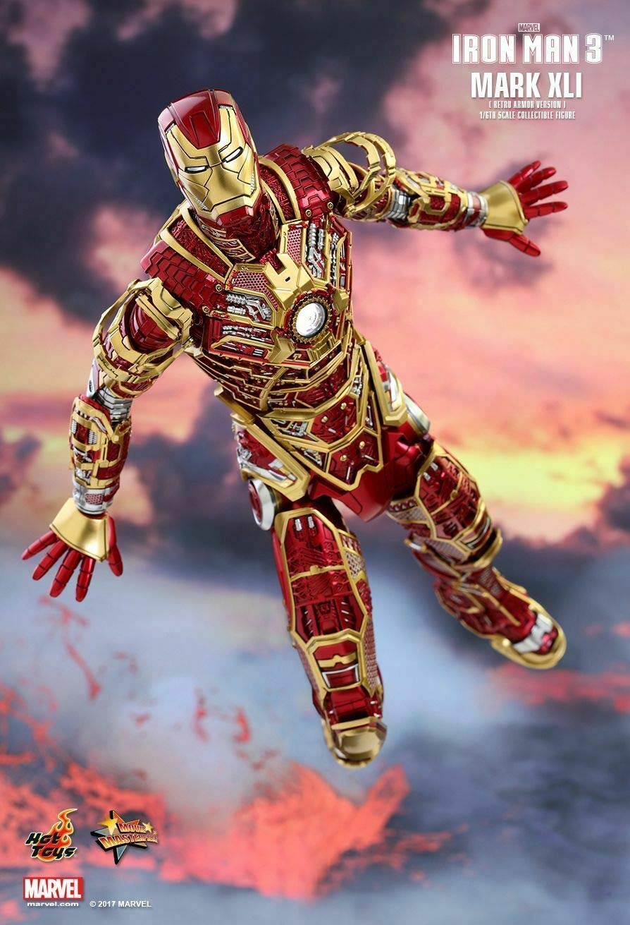 Hot Toys MMS412 - Marvel Comics - Iron Man 3 - Bones Mark 41 Retro