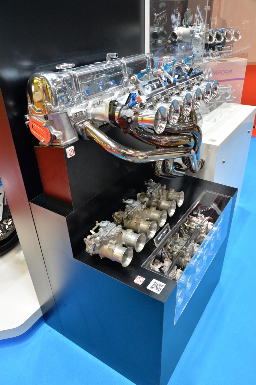 SOLEX」のミクニが試作した、L型チューニング・エンジン用の