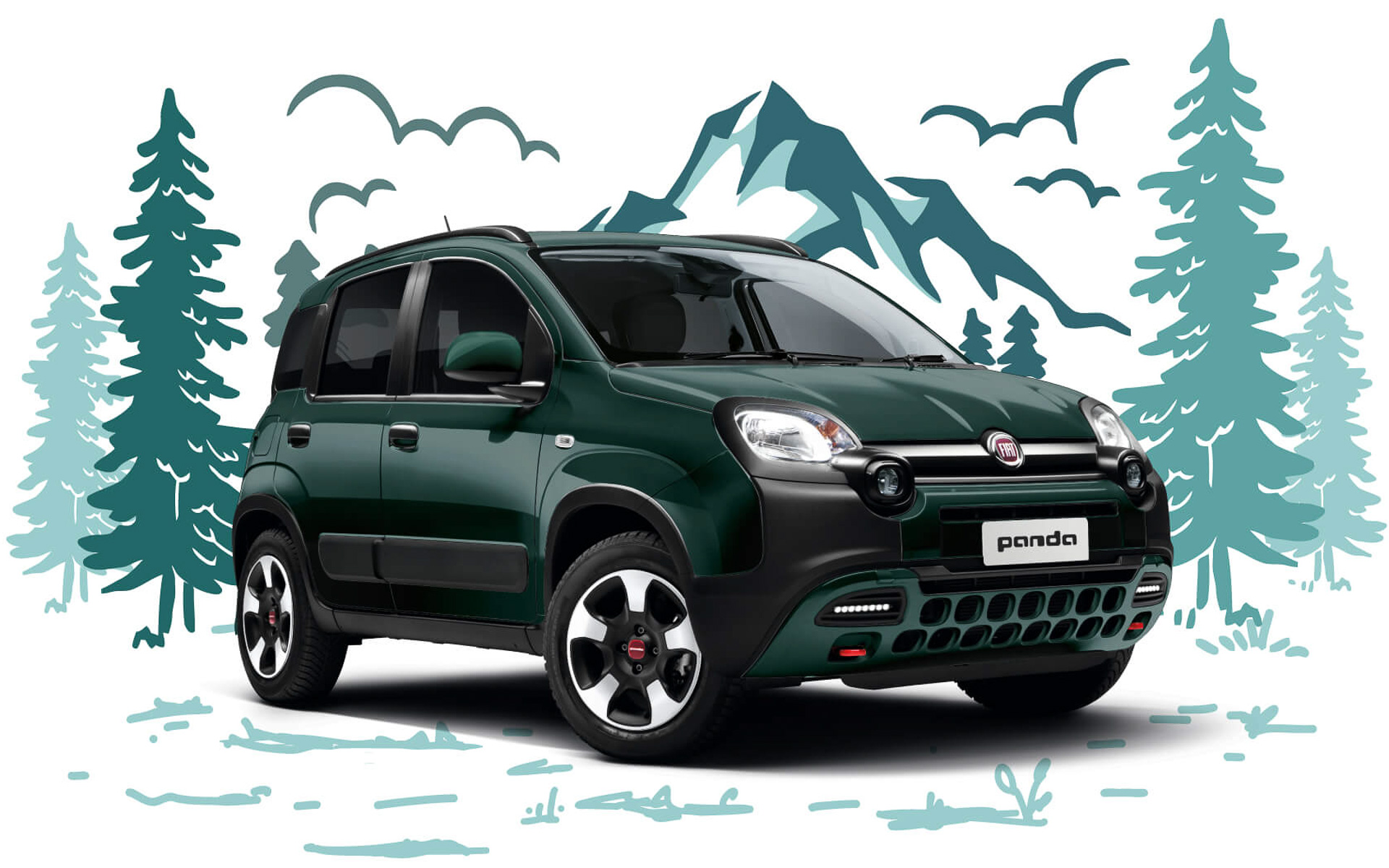 フィアット、現行パンダ最終モデル「パンダクロス4×4」 限定200台の6速