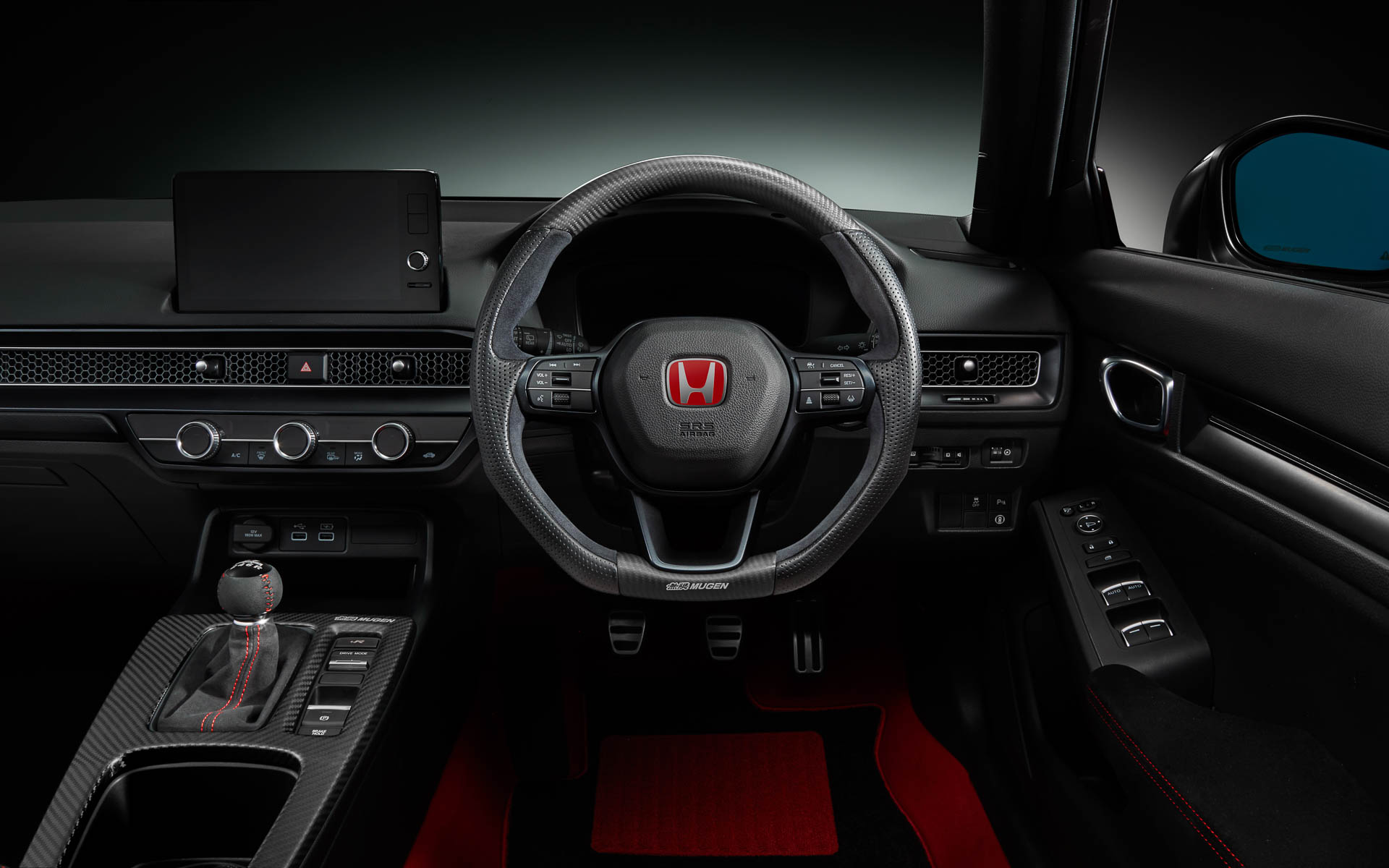 無限、「シビック TYPE R用スポーツステアリングホイール」 標準装備の