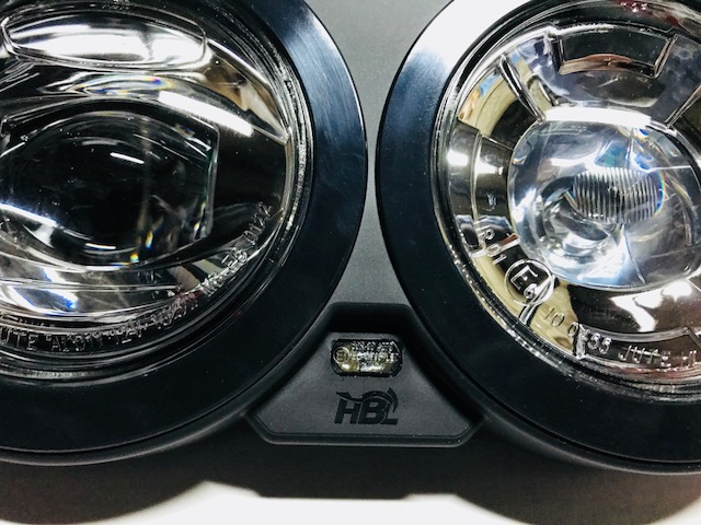 Buell XB Lightning系ドイツHBL製 LEDヘッドライトキット（クローム
