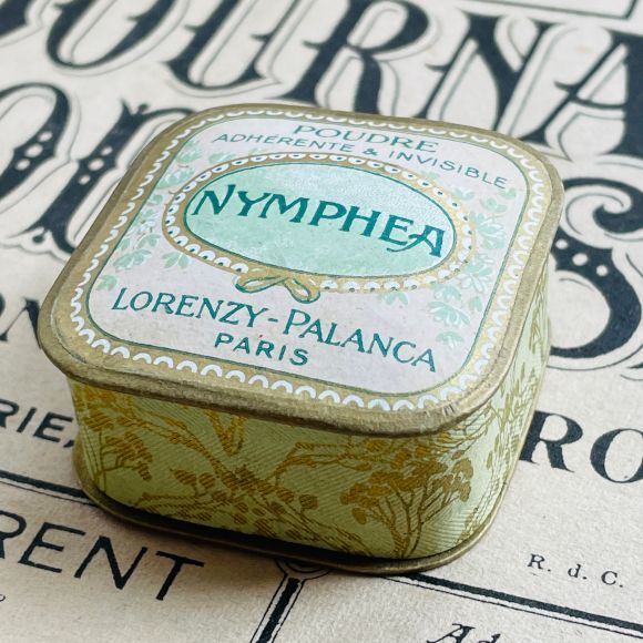 フランスアンティーク パウダーボックス NYMPHEA [h008] | フランス