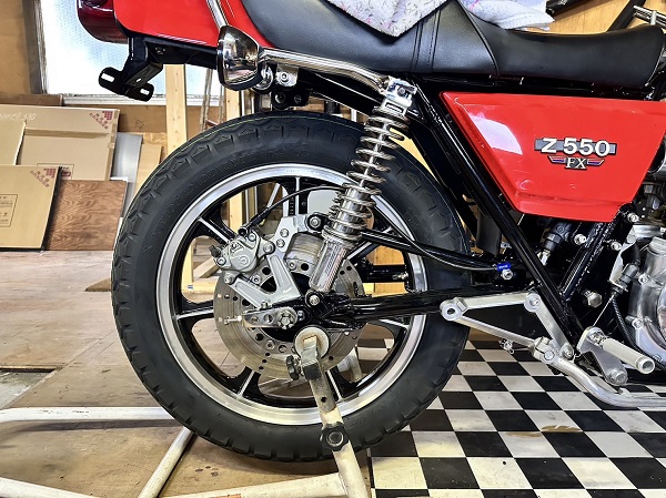 Z400FX E4/ブレンボカニ用リヤキャリパーサポート | スピードショップ