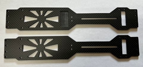 TS-573 GRK GS2 EVO&MOD用 3mmカーボンアッパーデッキ Ver.大和