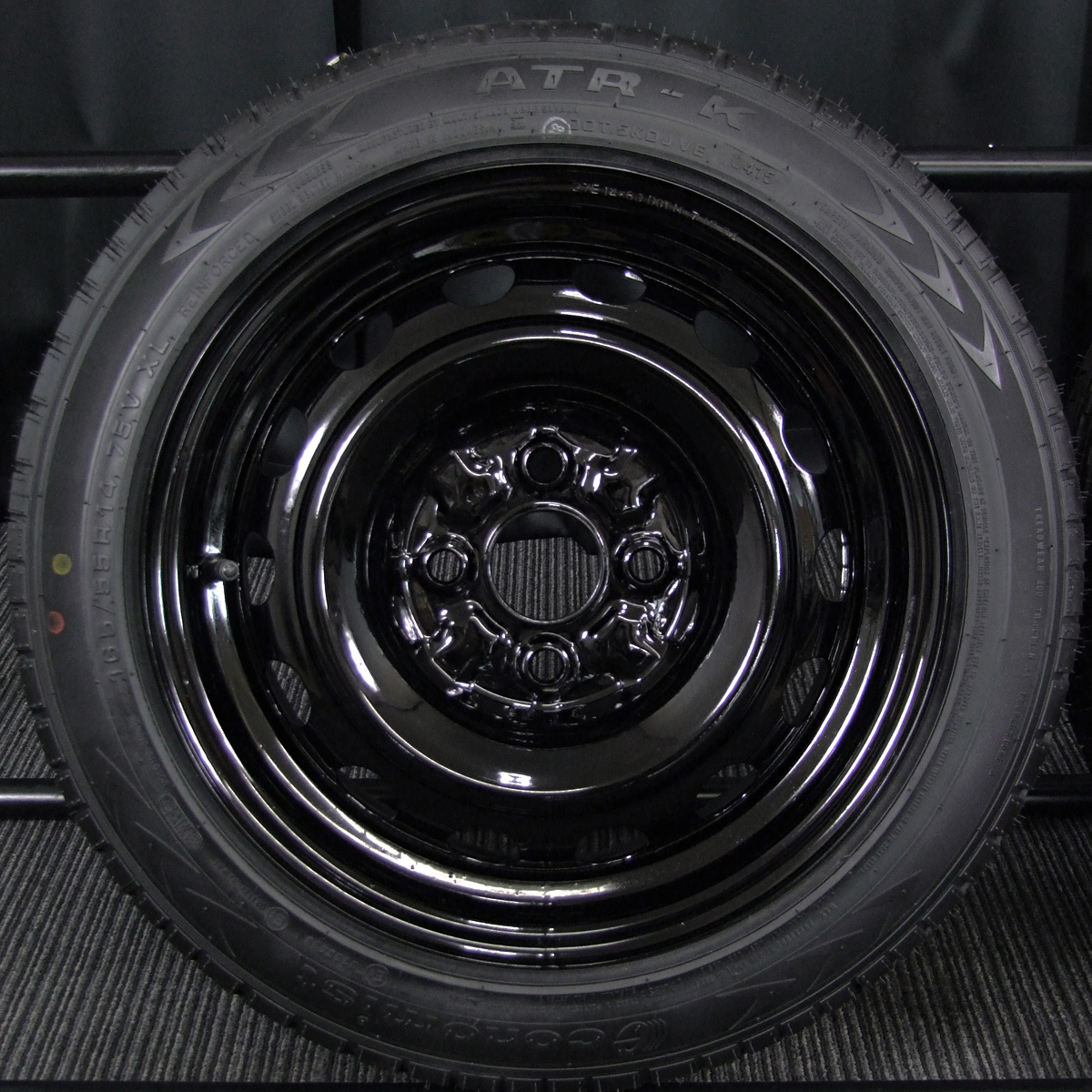 TOYOTA (トヨタ) 純正 14×6J(+45)PCD100-4H リペア ブラック ATR SPORT