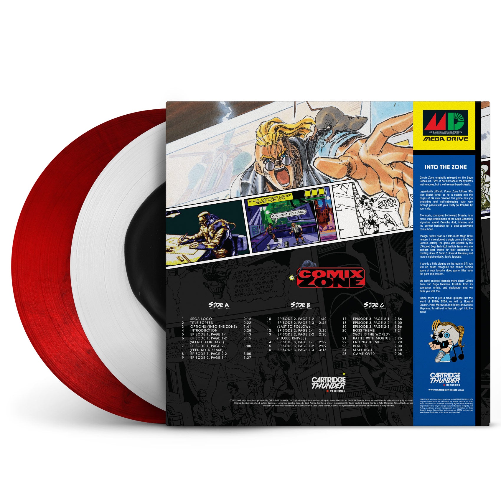 Comix Zone 2XLP | Original Game Soundtrack – Cartridge Thunder