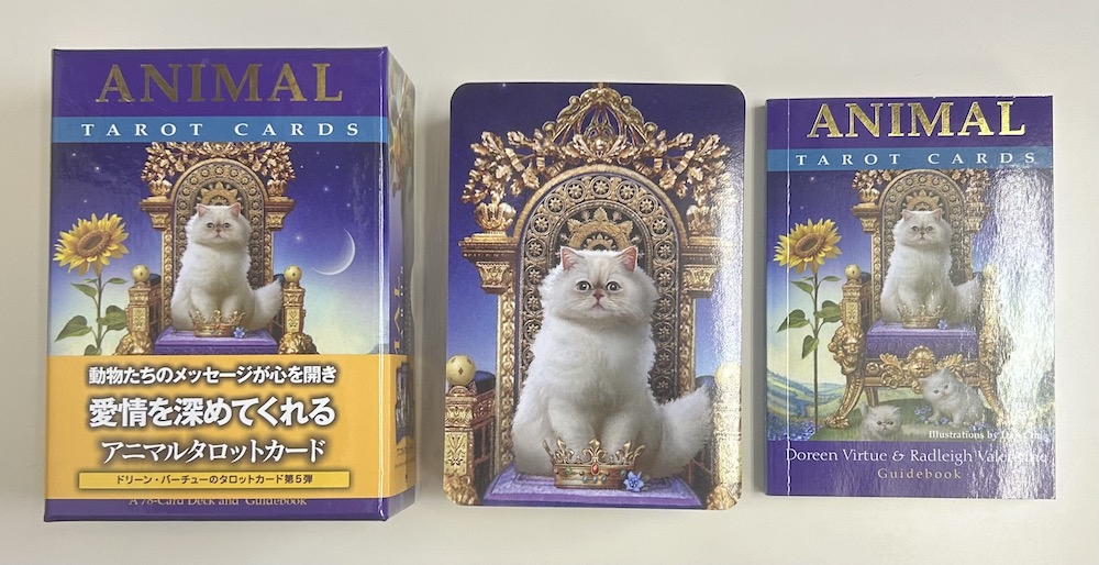 美品】アニマルタロットカード 日本語版説明書付 ドリーン バーチュー