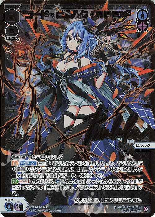 SLR コード・ピルルク・APEX2(サイン入り) 販売 | [WX25-P2] RESONANCE