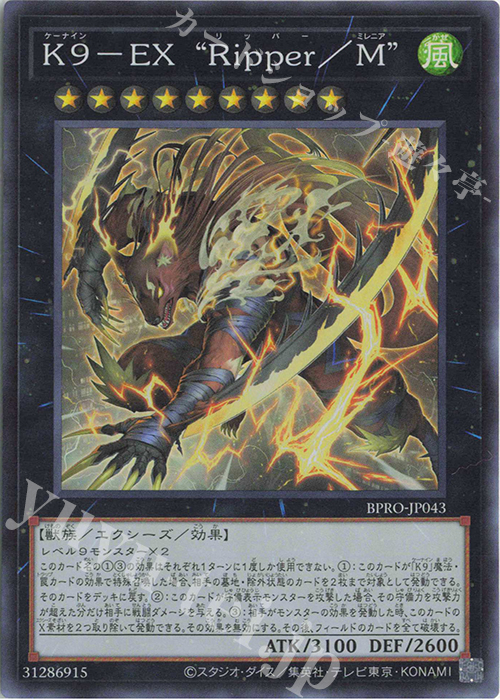 SR K9-EX “Ripper/M” 販売 | [BPRO] BURST PROTOCOL | 遊戯王 OCG通販