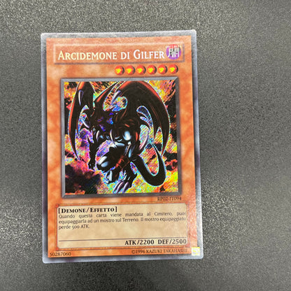 遊戯王 暗黒魔族ギルファー・デーモン/シークレット/イタリア語/EU版