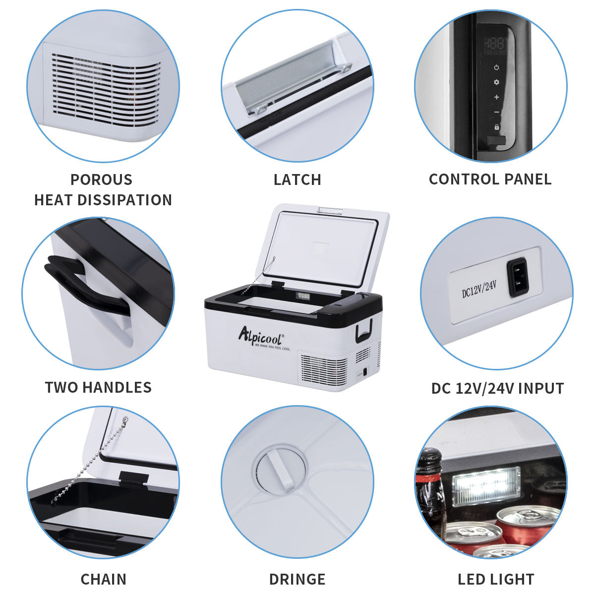 Alpicool K18 Portable Car Fridge