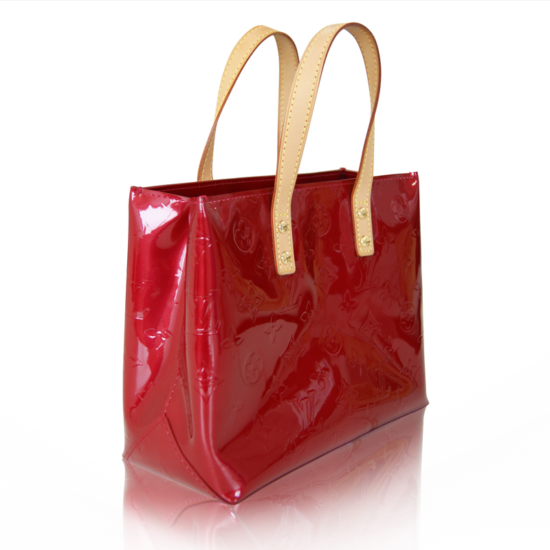 LOUIS VUITTON ルイヴィトン ヴェルニ ハンドバッグ リードPM レッド