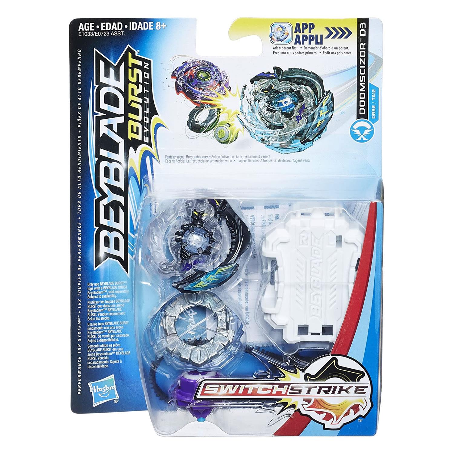 Beyblade Burst Evolution Switchstrike Doomscizor D3 Iniciante