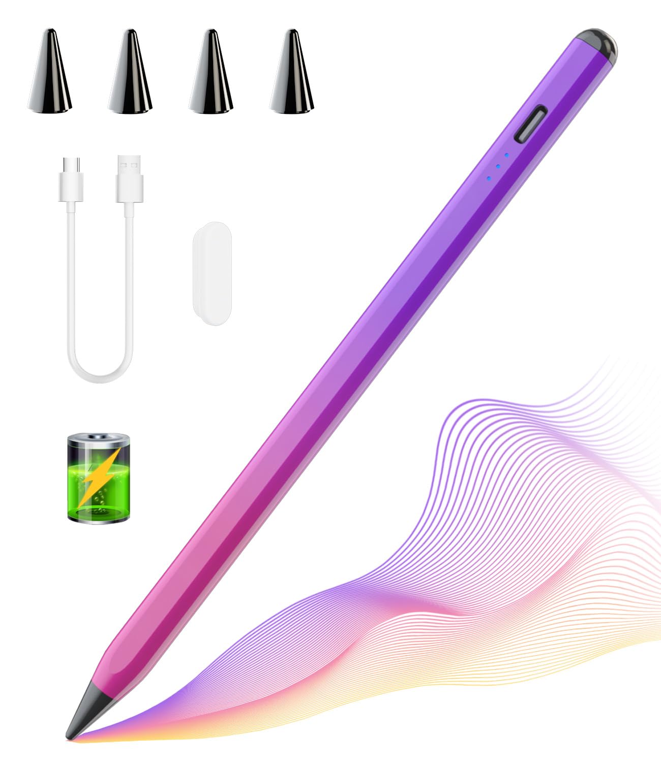 Caneta Stylus Mmk Apple Pencil Para Ipad Air 5/4/3, Ipad Pro 11/12