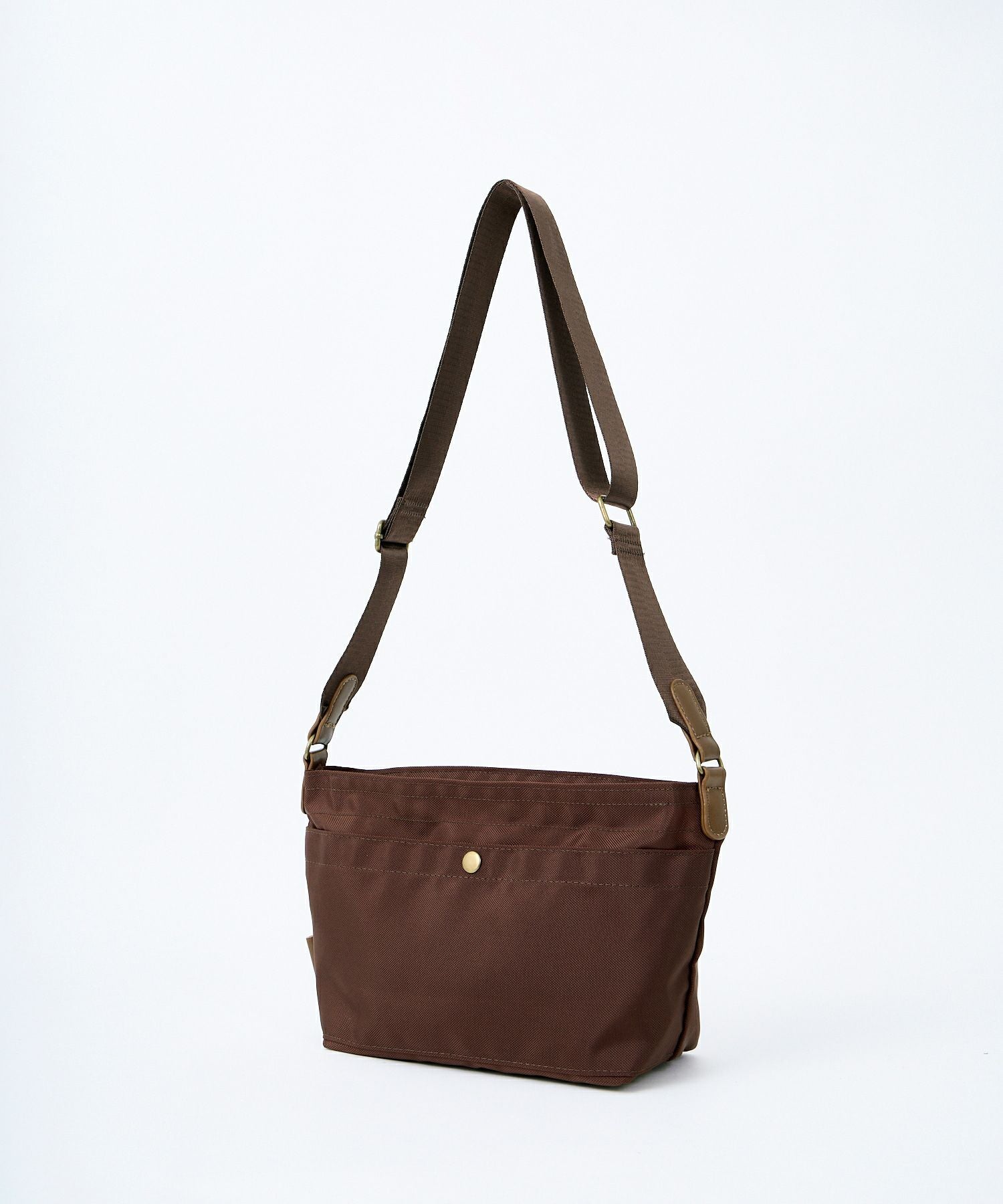 66%OFF】ミニショルダーバッグ/微光沢撥水ナイロンキャンバス