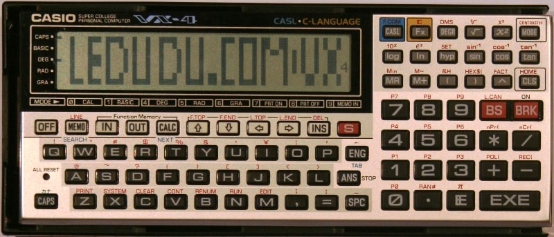 Casio - VX-4 - - Pocket computer - Casio VX4 - Casio.ledudu.com