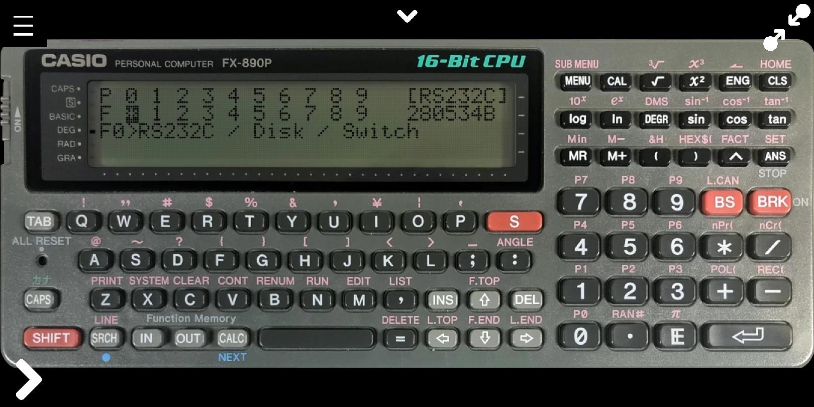 Casio - FX-890p - - Pocket computer - Casio FX890p - Casio.ledudu