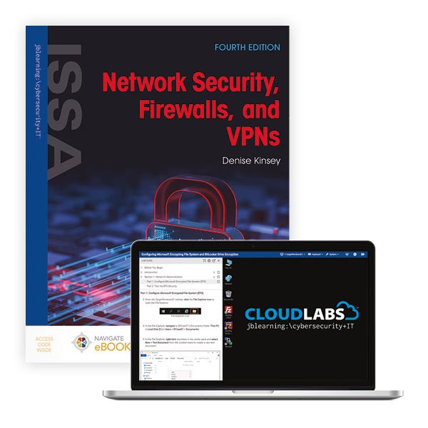 Network Security, Firewalls, and VPNs + Cloud Labs: 9781284313130