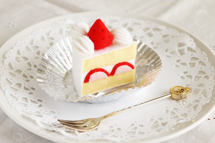 ケーキ（フェルトままごとブック） - 型紙屋 かわうそブック