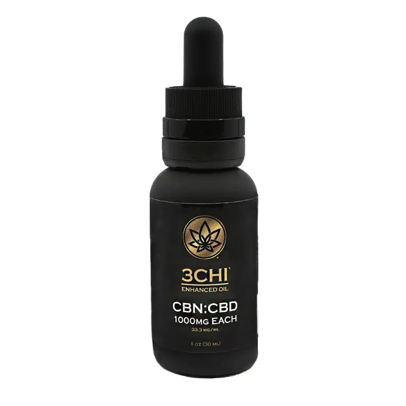 3Chi, CBN:CBD Oil Tincture, Broad Spectrum THC-Free, 1fl oz