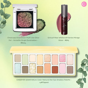 CHEERYEP (QIANYAN) 16-Color Natural Star Eye Shadow Palette - 14