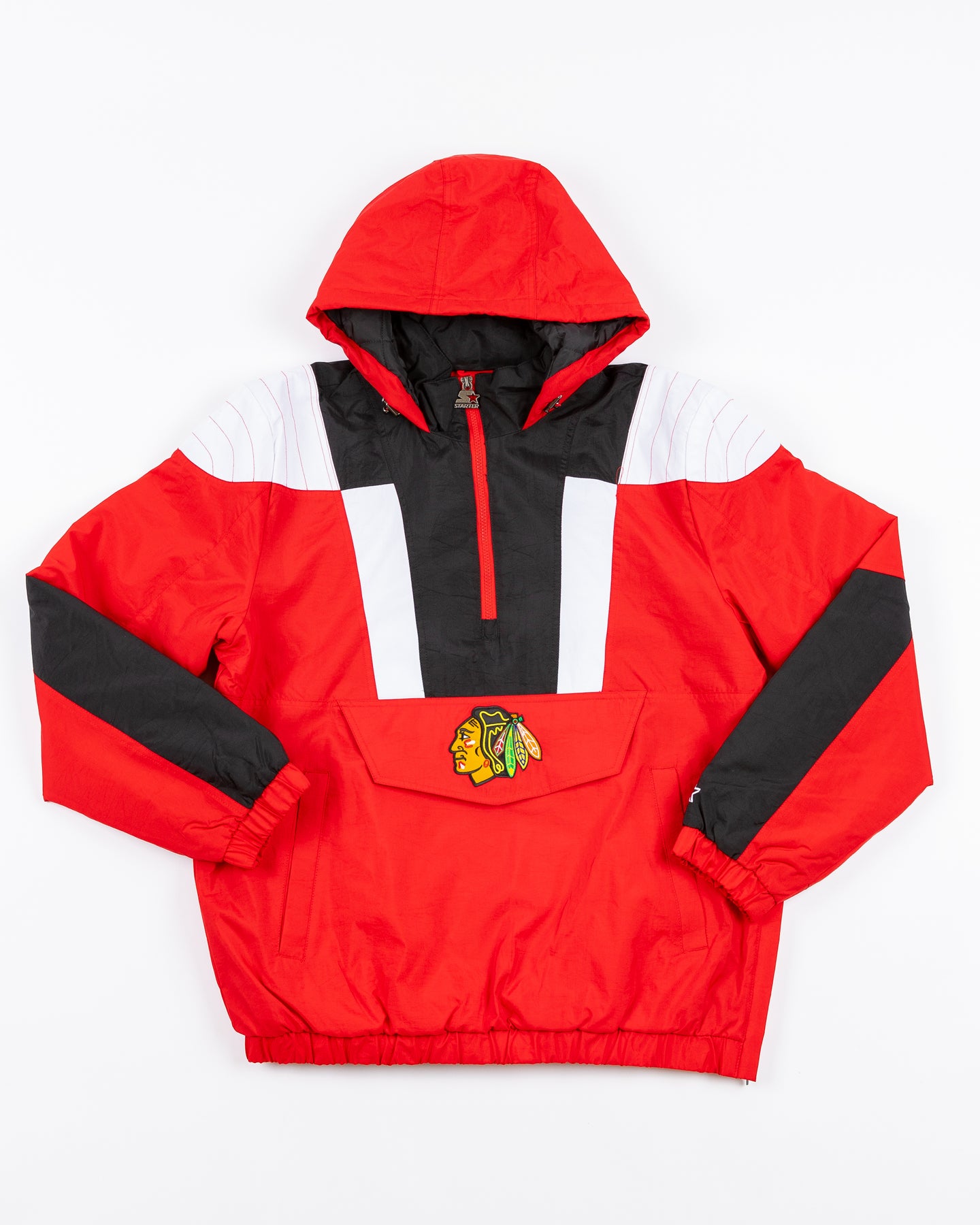 Starter Chicago Blackhawks Charger Half Zip Pullover Jacket – CBH Shop