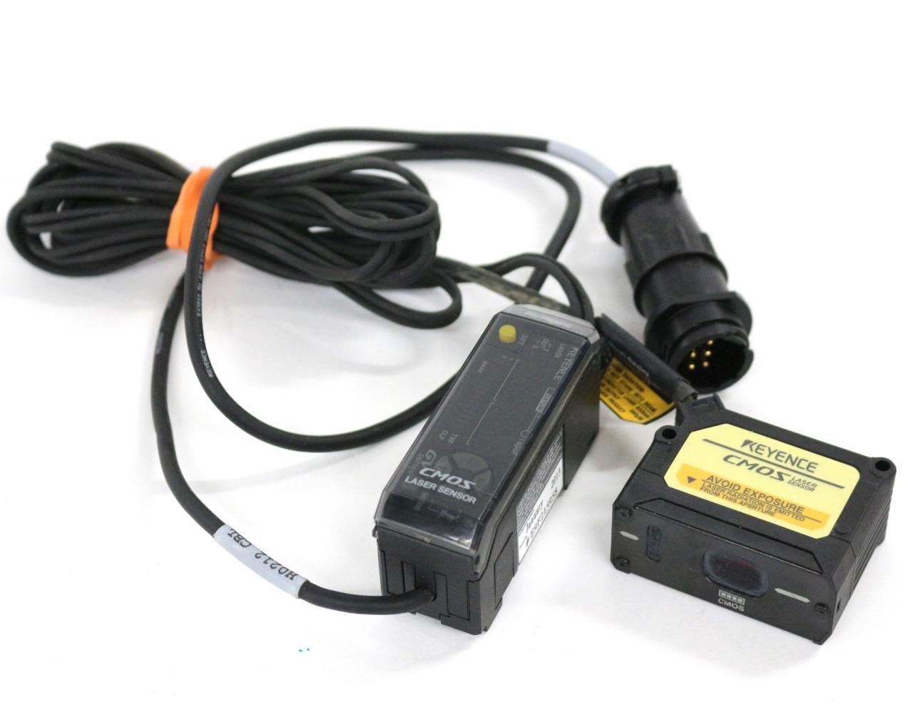 Keyence GV-21P, GV-H130 GV-21P Amplifier w/ GV-H130 Laser Sensor