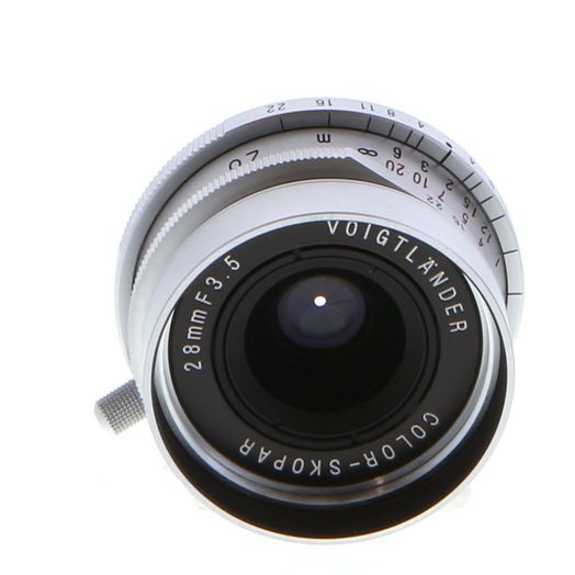 Voigtlander 28mm f/3.5 Color Skopar Lens for M39 Leica Screw Mount