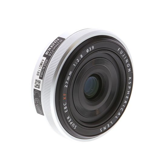 FUJIFILM XF 27mm f/2.8 Fujinon APS-C Lens for X-Mount, Silver {39}