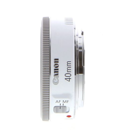 Canon 40mm f/2.8 STM Pancake EF-Mount Lens, White {52}