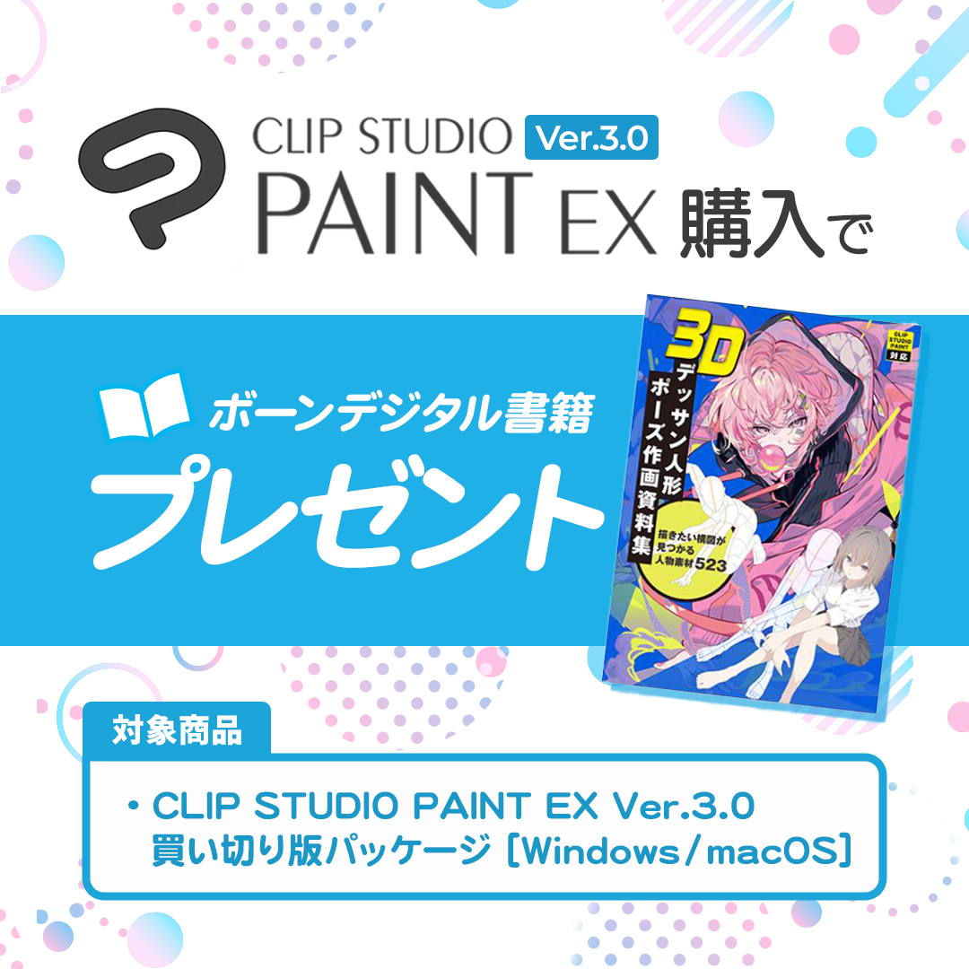 CLIP STUDIO PAINT EX Ver.3.0 買い切り版パッケージ [Windows / macOS]