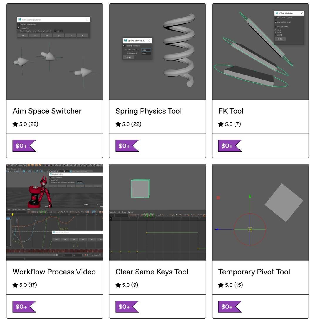 無料ツール「Maya Viewport 2.0 Simple Cel Shader Tool」リリース