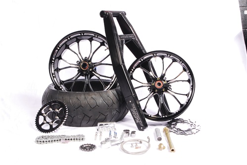 Kawasaki Ninja ZX12 ZX 1400 240 Wide Tire Swingarm Conversion Kit