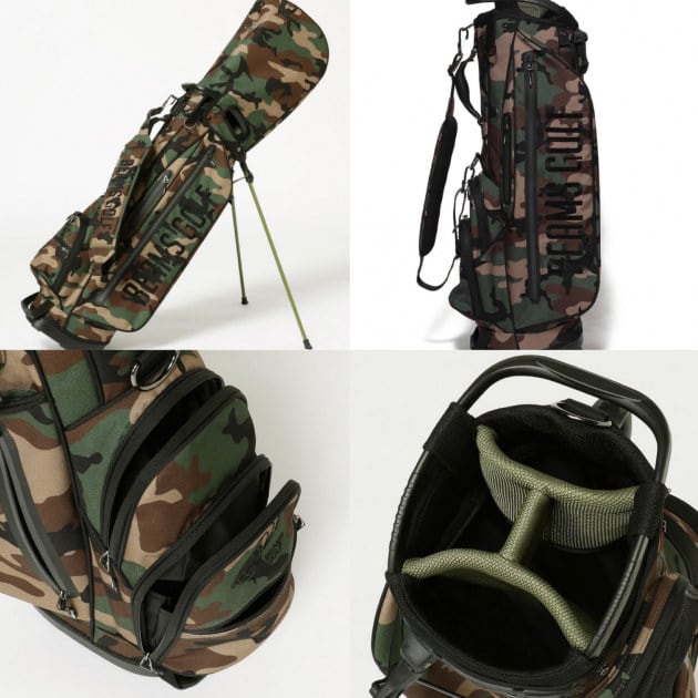 女性にもおすすめ！カモフラ柄キャディバッグ｜ビームス ゴルフ なんば