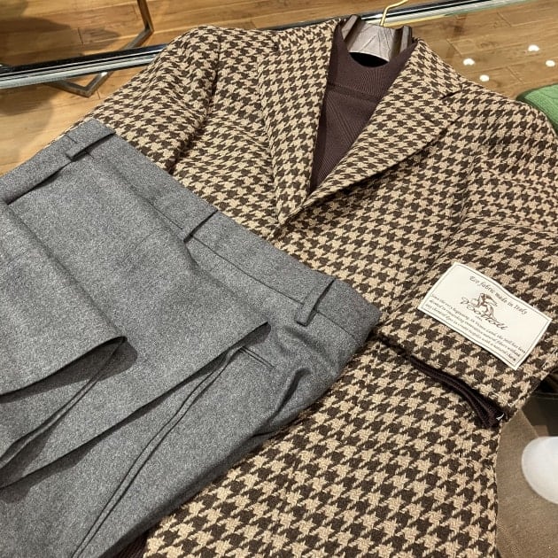 BEAMS F＞EASY ハウンドトゥースジャケット｜ビームス 立川｜BEAMS