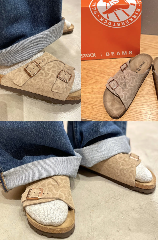 夏本番に向けて〜〈BIRKENSTOCK × BEAMS〉別注 Zurich BONE PATTERN