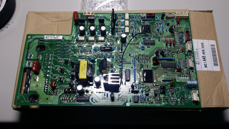 三菱 MSZ-SFX40GS 室外機インバータ基板交換。 - 家電マニアの備忘録