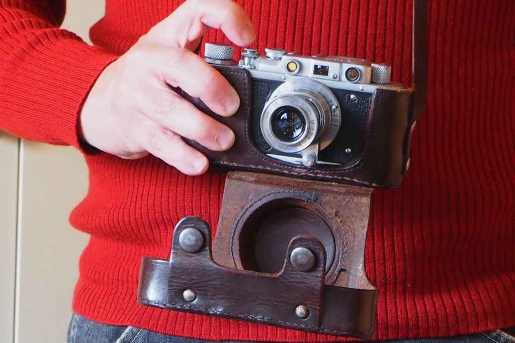 ゾルキー Zorki 速写ケースの代替品（Canon IIb用のケース