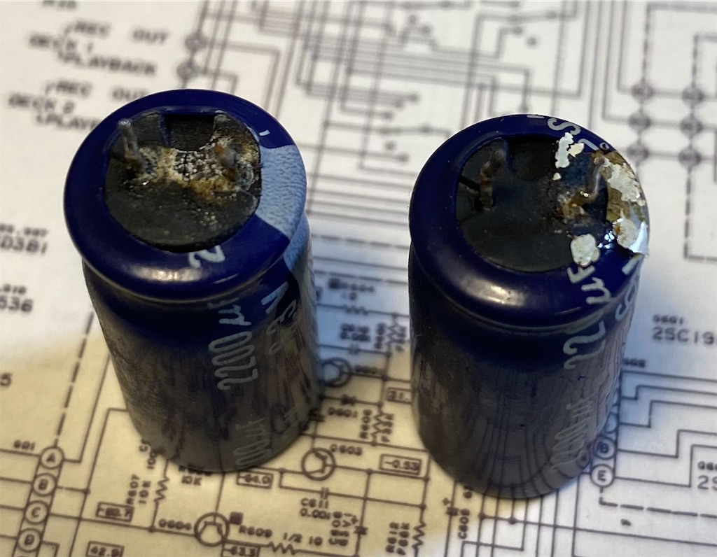 Technics SU-V10プリメインアンプの修理 - osakanatarouのオーディオ