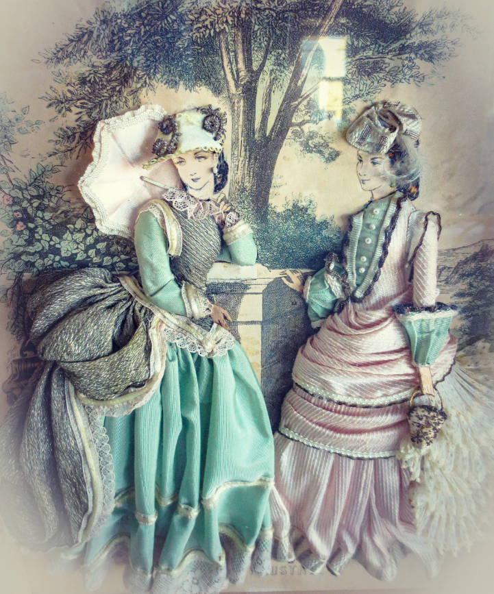 19世紀フランスの人気ファッション誌の額縁 - Timeless collections