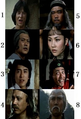 なつかし香港映画：『ジャッキー・チェンの醒拳』（1983年）「主な出演