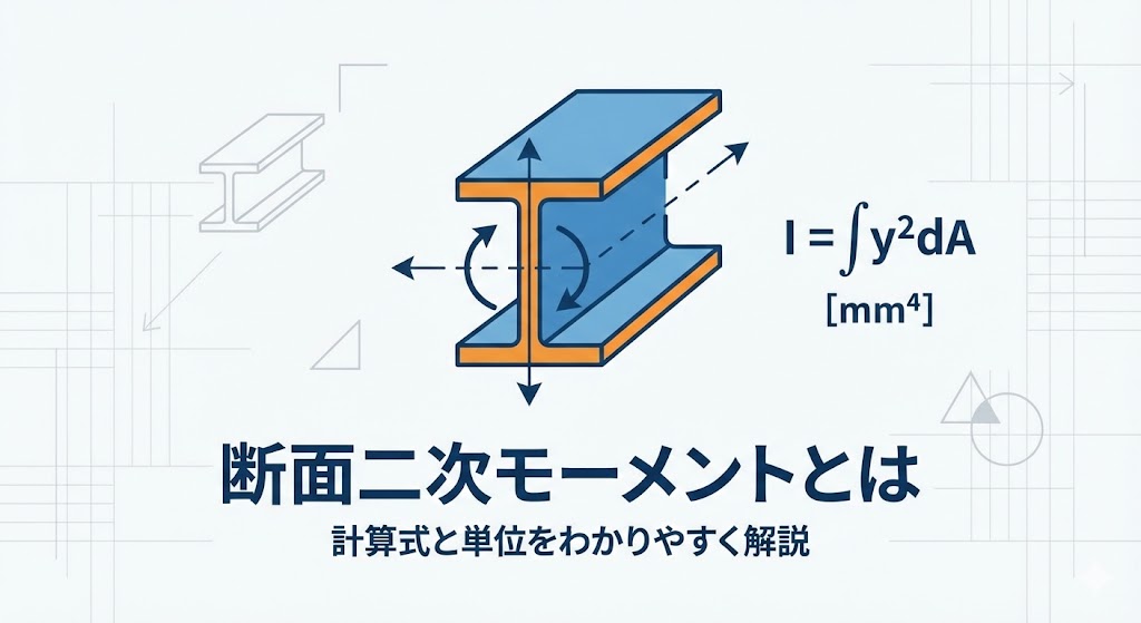 断面二次モーメントとは｜計算式と単位をわかりやすく解説 - Instant