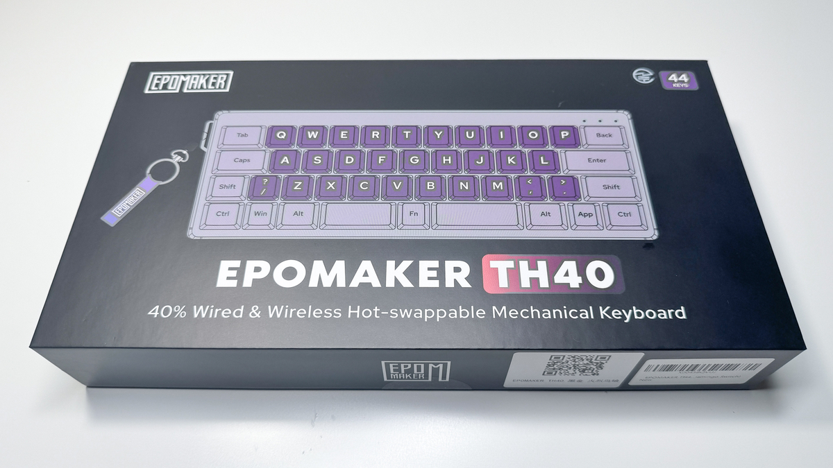 EPOMAKER TH40 40%レイアウトの44キーの超ミニマルなキーボード ・VIA