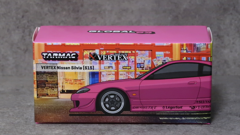 モデルレビュー】 Tarmac Works 1/64 - VERTEX Nissan Silvia S15