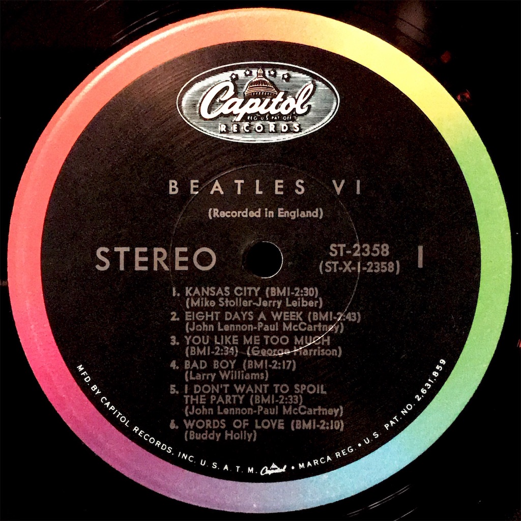 Beatles VI / The Beatles【US盤(ステレオ)】 - レコード評議会