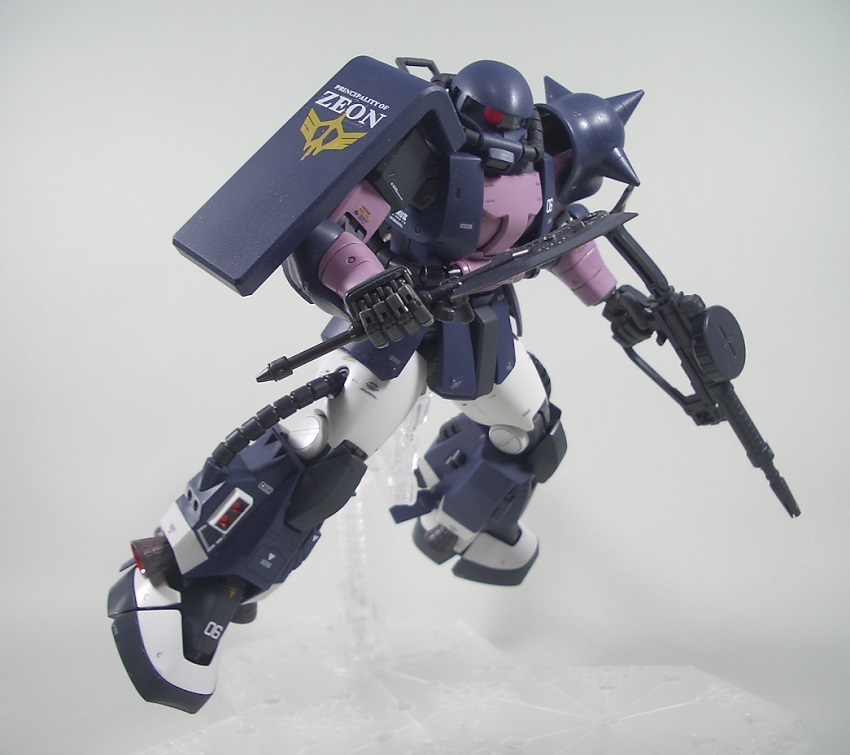 MG 高機動型ザクⅡ 黒い三連星仕様 Ver2.0. レビュー - つみプラ